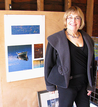 Joan exhibiting at Roslindale Open Studios